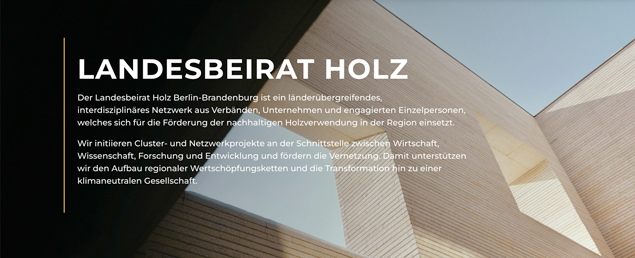 cubus plan ist Mitglied beim Landesbeirat Holz Berlin-Brandenburg