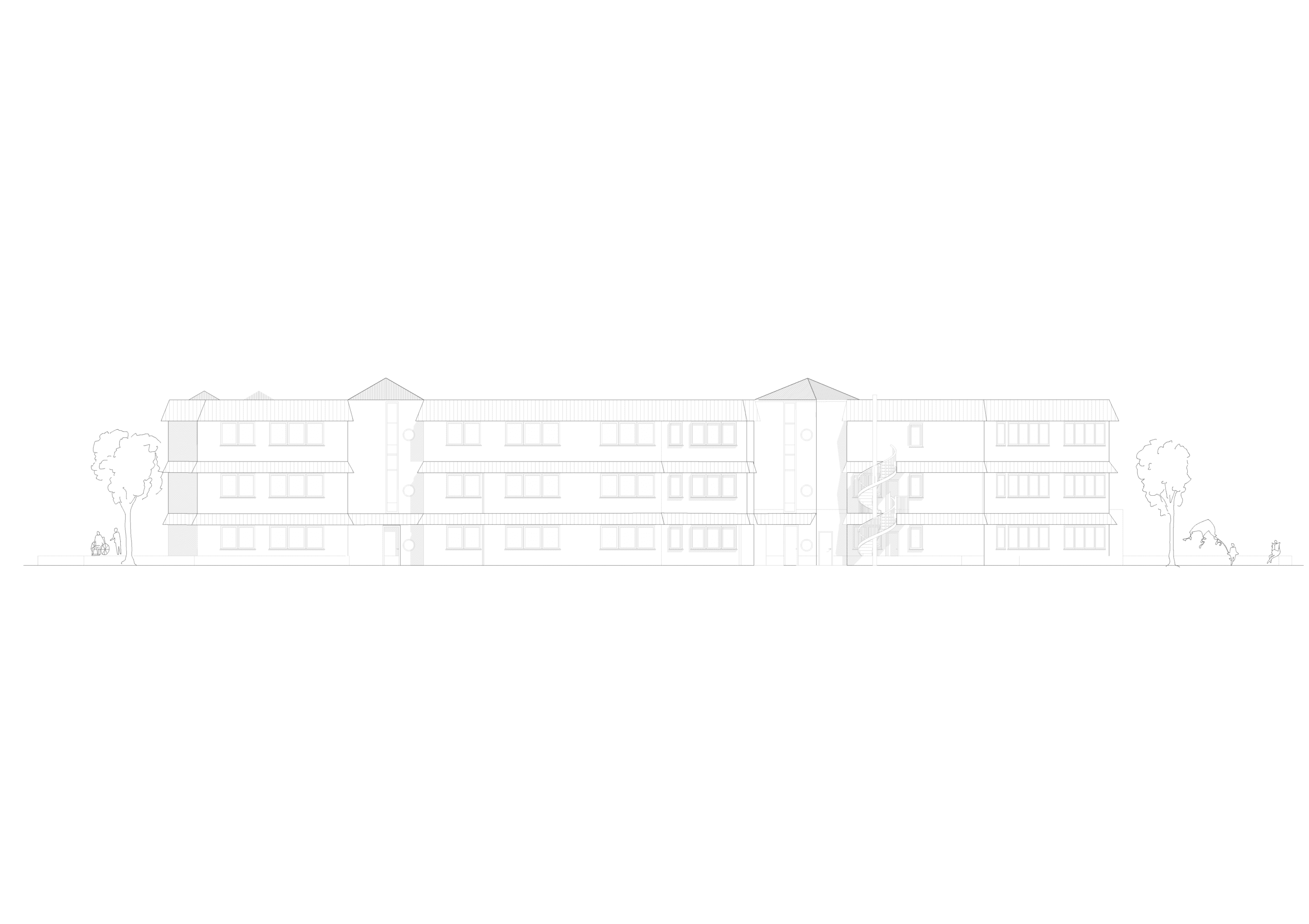 Quinoa-Schule Ansicht Nebengebäude