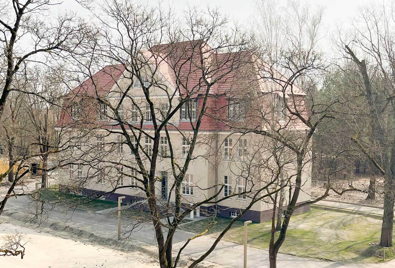 Stabsgebäude auf dem INFA-Gelände nach Sanierung