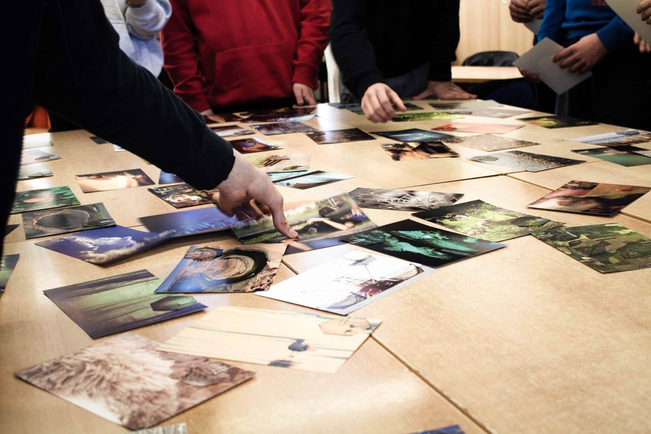 Partizipations-Workshop mit Kindern und Jugendlichen für den Erlebnissteg in Löcknitz.