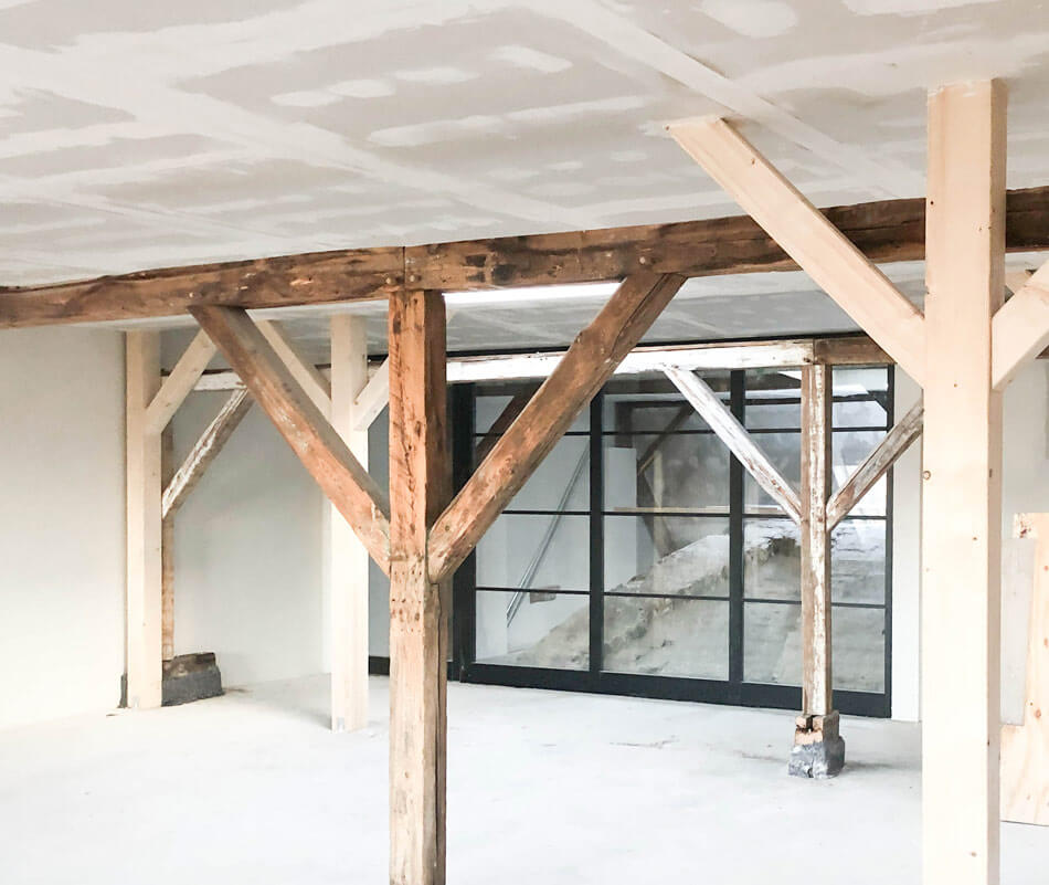 SAAR_Darre_Glas_cubus-plan Die Darre ist hinter einer Glasscheibe und ist somit nach dem Umbau sichtbar.