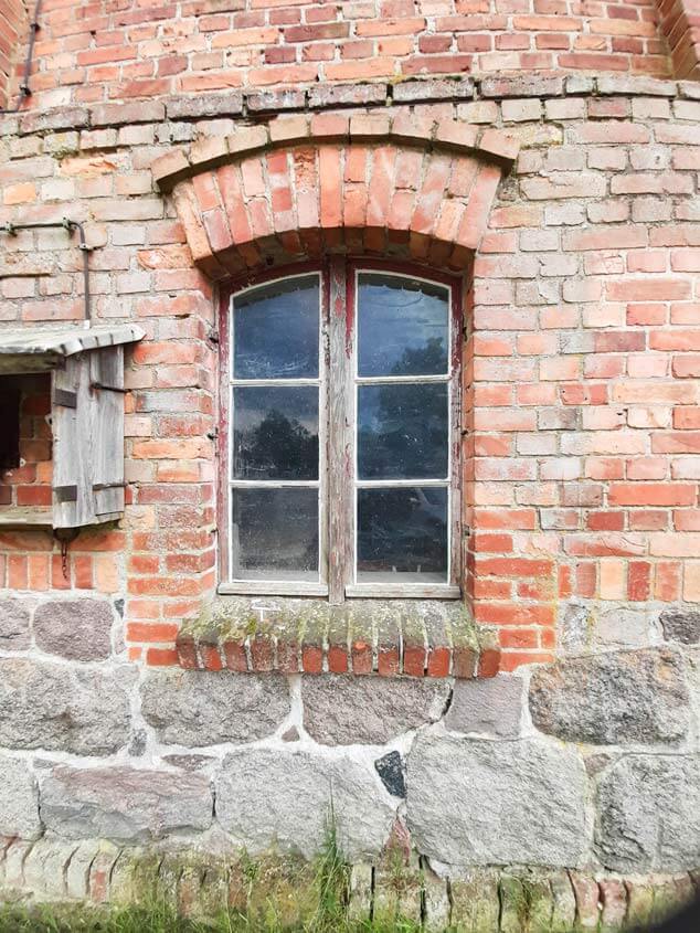 Fensteransicht des Regionalladens am Schloss Penkun